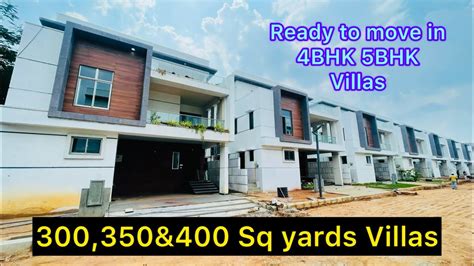 Bhk Bhk Villas For Sale At Kompally Hyderabad Gated Community