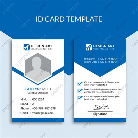 Professional Creative Id Card Template Template Download On Pngtree