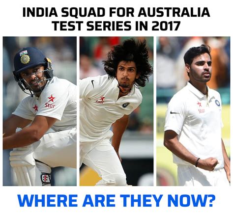 India Test Squad: Then and Now