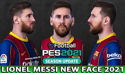 فیس Lionel Messi 2021 برای PES 2021 مودینگ وی