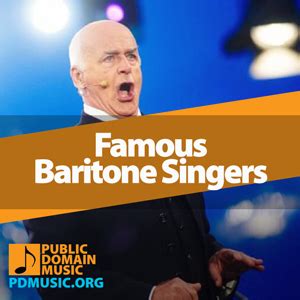 24 Greatest & Most Famous Baritone Singers With Smooth Voices - Public Domain Music