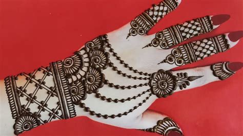 Latest Mehndi Designs For Hands 2022 Images