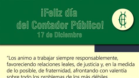 17 De Diciembre Día Del Contador Público Nacional