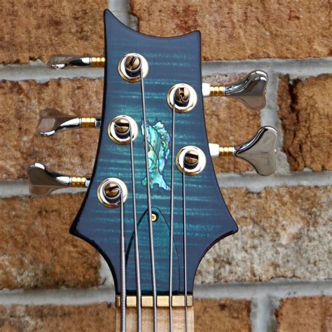 Prs Private Stock Gary Grainger 5 String Bass Teal Burst Matt S Guitars