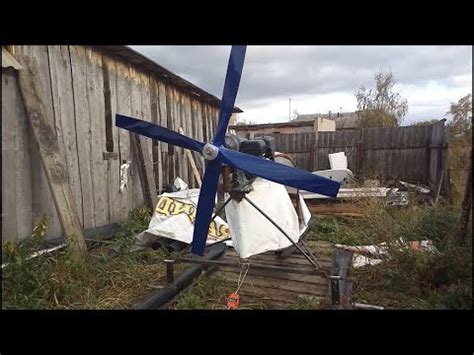 Лифан 20л.с. на Аэросани. | Обзор, пробный замер тяги. - YouTube