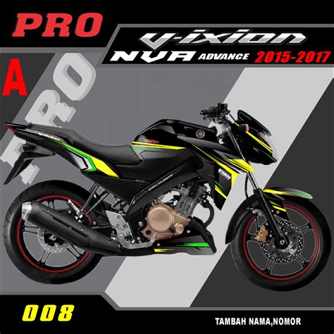 Jual Sticker Motor Custon Vixion Nva Full Body Decal Sticker Variasi Motor Vixion Nva Full