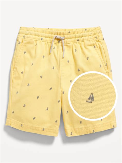 Printed Functional Drawstring Shorts For Toddler Boys Old Navy