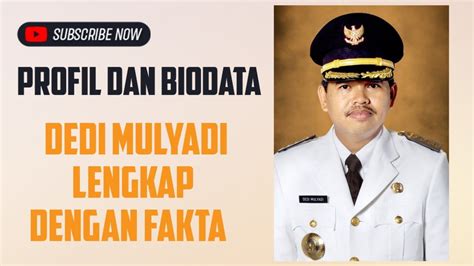 Biografi Dan Biodata Dedi Mulyadi Lengkap Dengan Fakta Biografiss