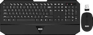 Amazon Wireless Keyboard And Mouse Combo Edjo G Full Sized