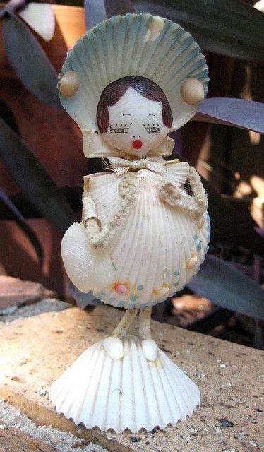 10 Best Handmade Seashell People Crafts Images Crafts Handmade Sea