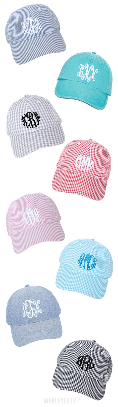 Monogrammed Baseball Cap For Women Baseball Monogram Monogram