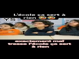 Lécole ça ne sert à rien Videos Humour