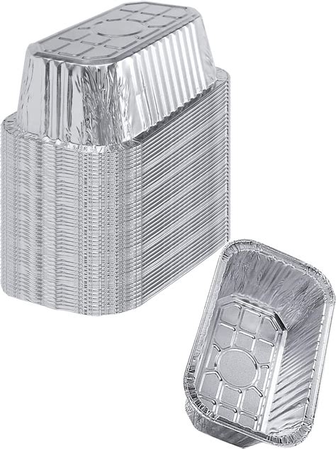 Amazon DOBI Aluminum Mini Loaf Pans 50 Pack Disposable