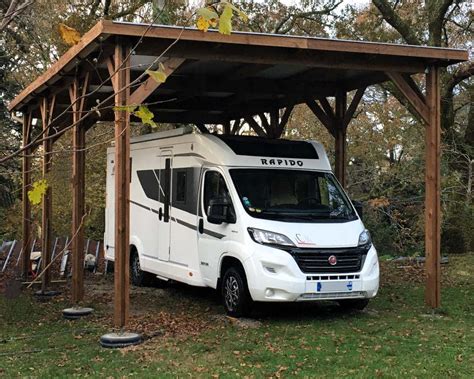 Abri Camping Car Lons 4 5 X 9 5 M CPBF Abris Jardin Azur