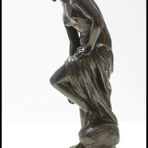 Nude Venus Bathing Sculpture 15 Tall Vintage Antique Etsy