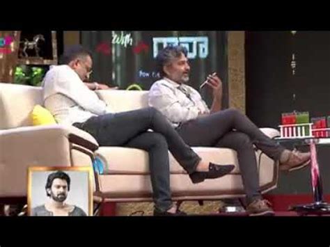 Bhahubali Prabhas Funny Answer To Ss Rajamouli YouTube