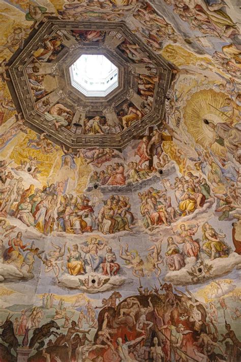 Florence Italy 21 Nov 2022 The Last Judgement Painting On The