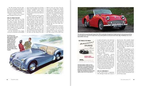 Triumph Cars 100 Years Motoring Books Chaters