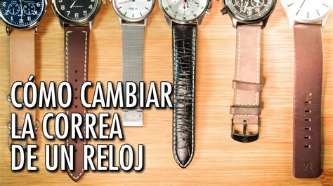 Cómo Cambiar La Correa De Un Reloj En Español YouTube