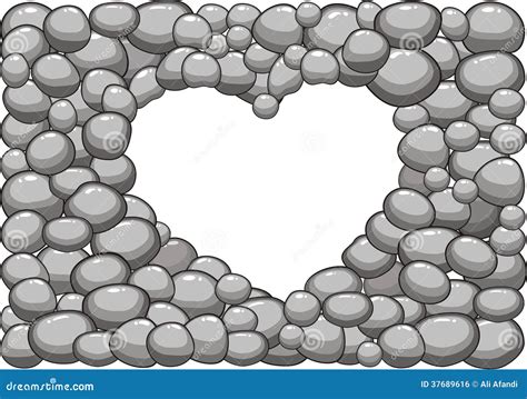 Heart Of Rock Stock Vector Illustration Of Bright Concept 37689616