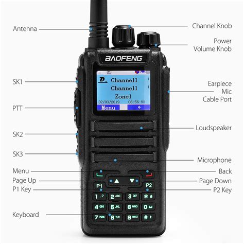 Baofeng Dm 1701 Dual Band Dmr Digital 5w Two Way Radio Radioddity