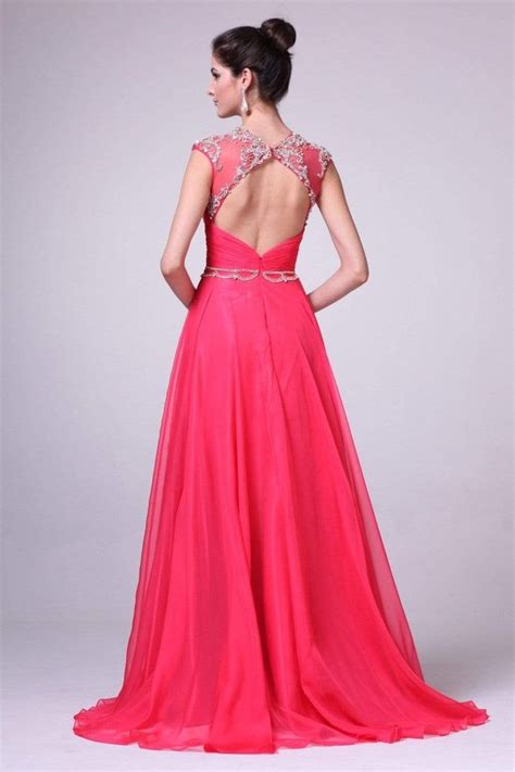 Cinderella Divine Crystal Embellished Ruched Evening Gown Chiffon