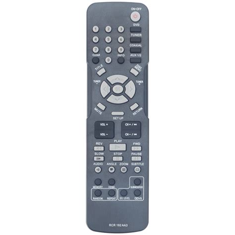 RCR 192 AA3 Replacement Remote Control For RCA DVD Home Theater System