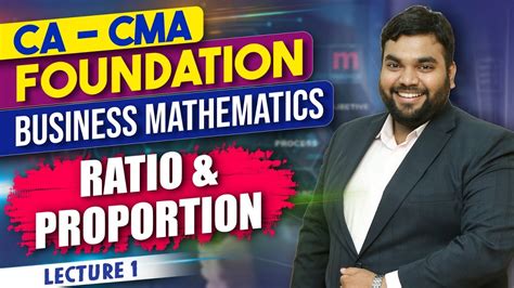 Ca Cma Foundation Business Mathematics Ratio Proportion Ca