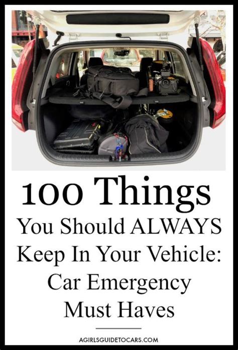 Car Emergency Kit Must Haves A Girls Guide To Cars Be Prepared