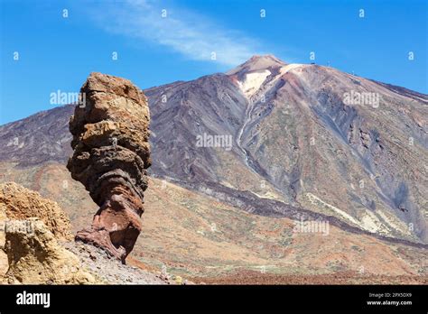 Der Gipfel Des Vulkans Teide Auf Der Insel Teneriffa Auf Den