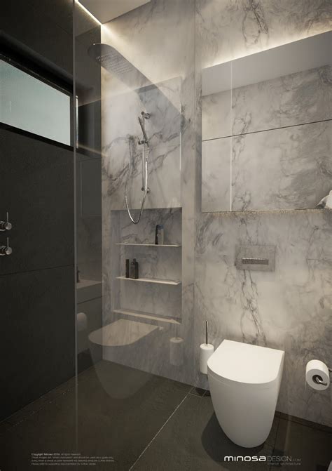 Minosa Modern Monochrome Bathroom Design