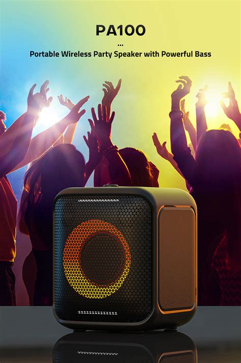 F D PA100 Bluetooth Party Speaker 40W