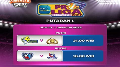 Jadwal Proliga Hari Ini Live O Channel Big Match Palembang Bsb Vs