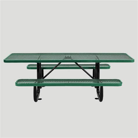 Public metal steel picnic table,Thermoplastic Coated Picnic Tables ...