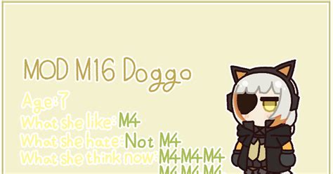 #ドールズフロントライン Doggo Profile_MOD M16 - Mori Koaのマンガ #漫画 #소녀전선 #少女前线 - pixiv