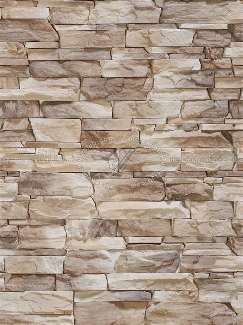 Wall Cladding Stone Mixed Size Seamless 08003 Brick Texture Exterior Wall Cladding Wall