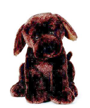 Chocolate Labrador Retriever Stuffed Animal - $12.00 - Jeannie's Cottage