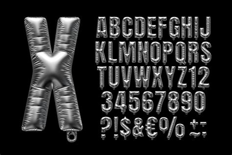 Balloons Font Playful Opentype Alphabet Handmadefont