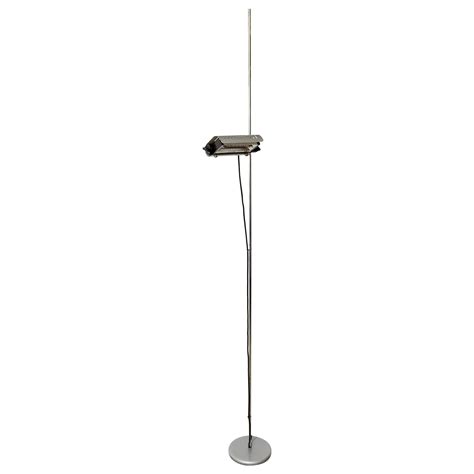 Joe Colombo Extra Large Arched Coupe Floor Lamp By O Luce 1970