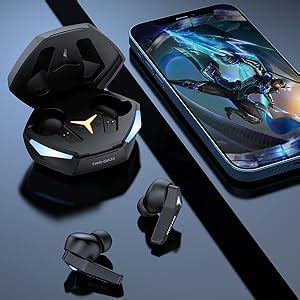 Amazon.com: RUSAM GA33 TWS Game Earbuds True Wireless Stereo Headset ...