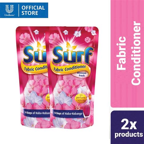 Surf Laundry Fabric Conditioner Blossom Fresh 720ml Pouch 2x Shopee