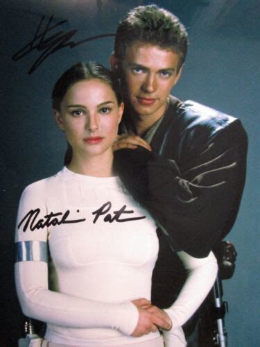 Natalie Portman Hayden Christensen Signed 8x11 Great Autograph COA ...