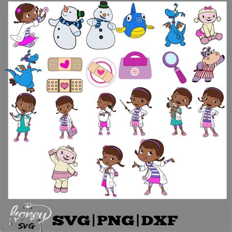 Doc Mcstuffins Svgkid Svg Girl Svg Birthday Party Svg Etsy Australia