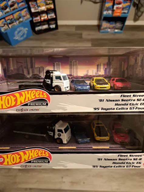 ERROR HOT WHEELS Premium Car Culture Collectors Box Set Fleet Street NO TAMPOS 115 94