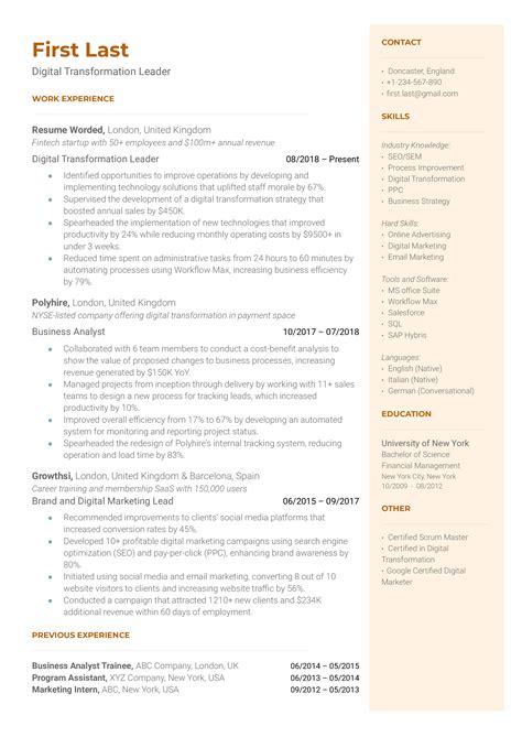 2 Orientation Leader Resume Examples For 2025 Resume Worded