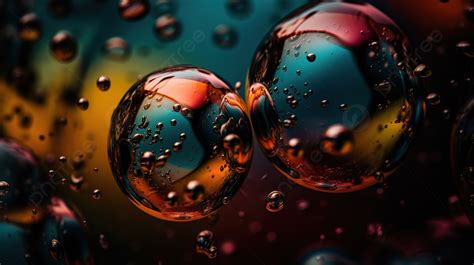 Colorful Water Drop Photography