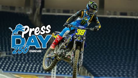 Vidéo 250 Press Day SX Détroit LeBigUSA Actualité du