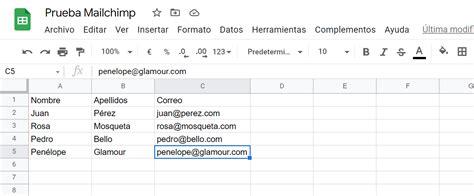 Cómo crear un archivo CSV paso a paso con Google Sheets