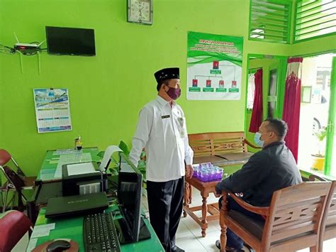 Beri Pembinaan Kakankemenag Kabupaten Semarang Lakukan Pengecekan