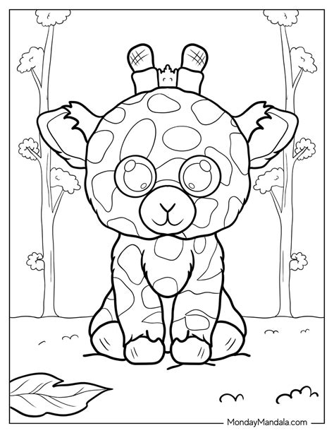 Beanie Boo Colouring Pages 4